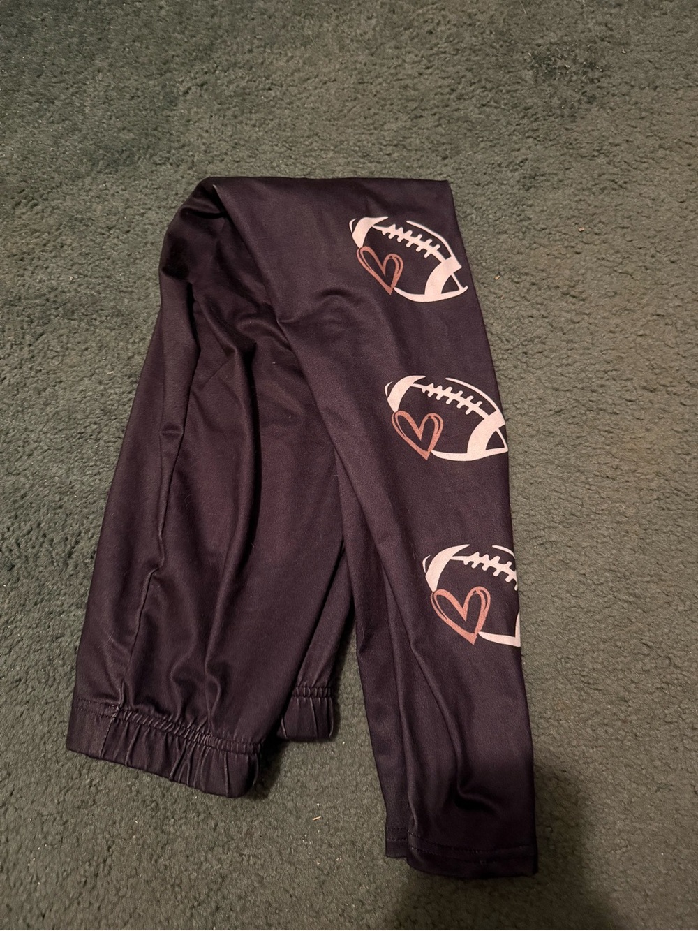 Black Football Leggings